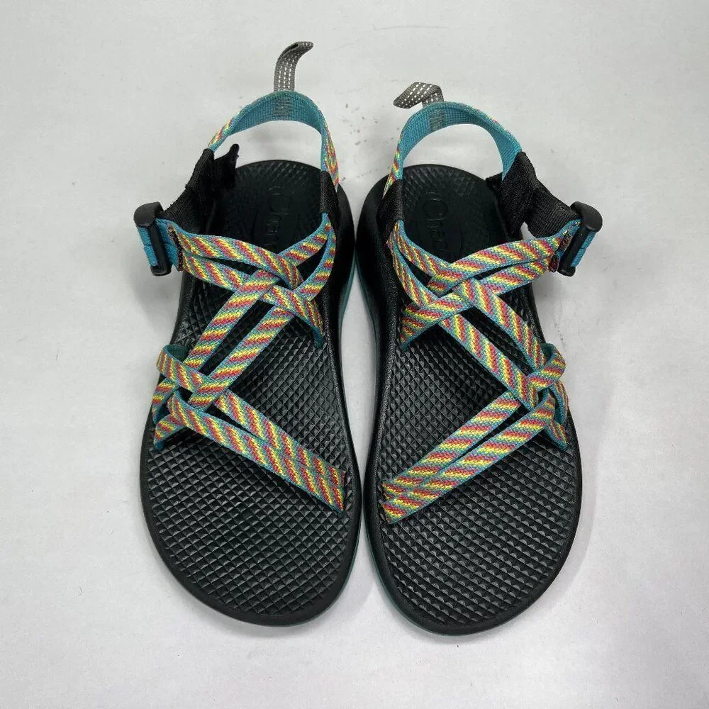 Chaco Girl's Size 4 Ecotread Fiesta Colorful Outdoor Hiking Athletic‎ Sandals